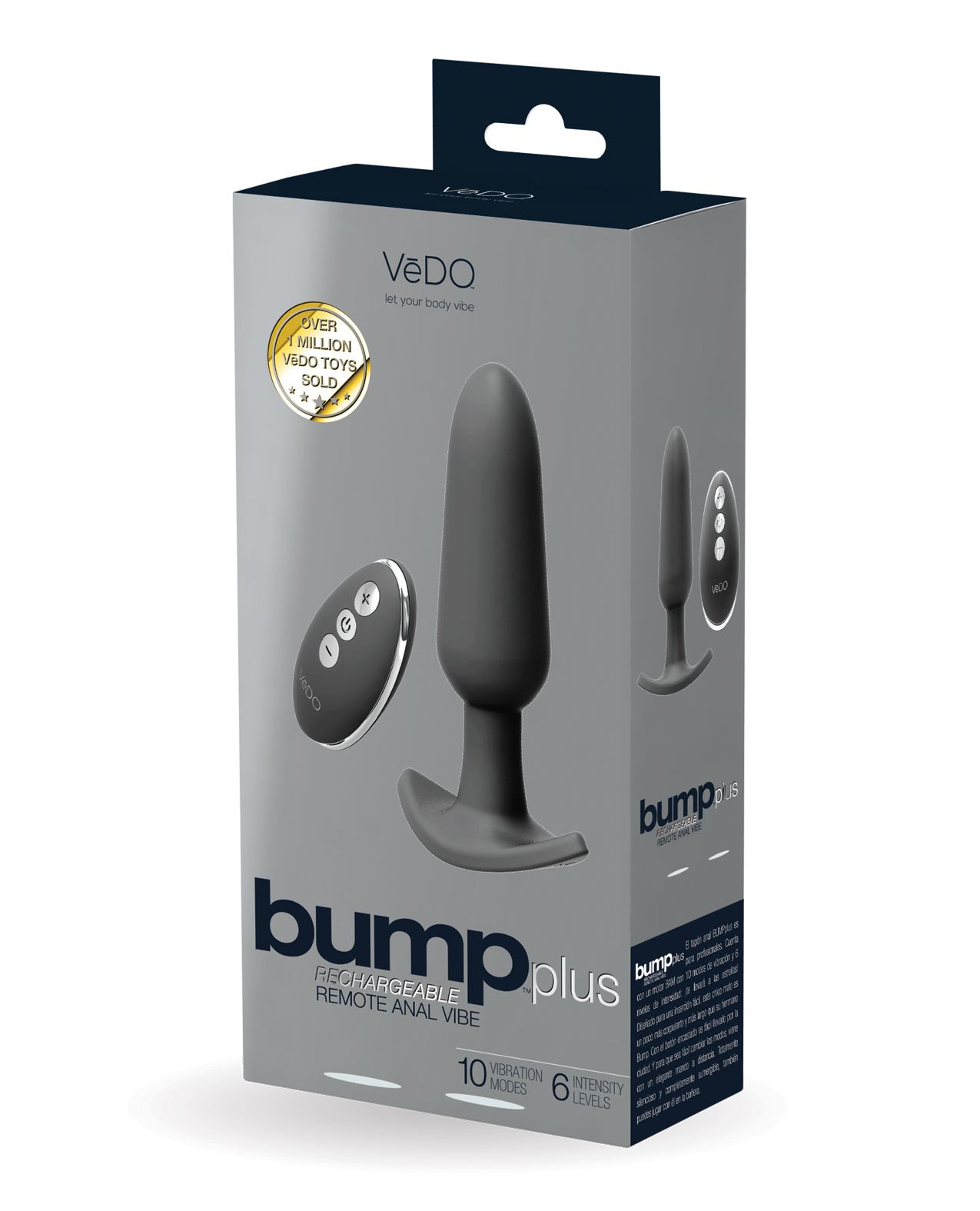 VeDO Bump Plus Rechargeable Remote Control Anal Vibe - Just
